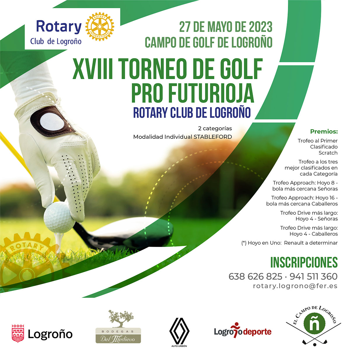XVIII Torneo de golf Rotary Club Logroño